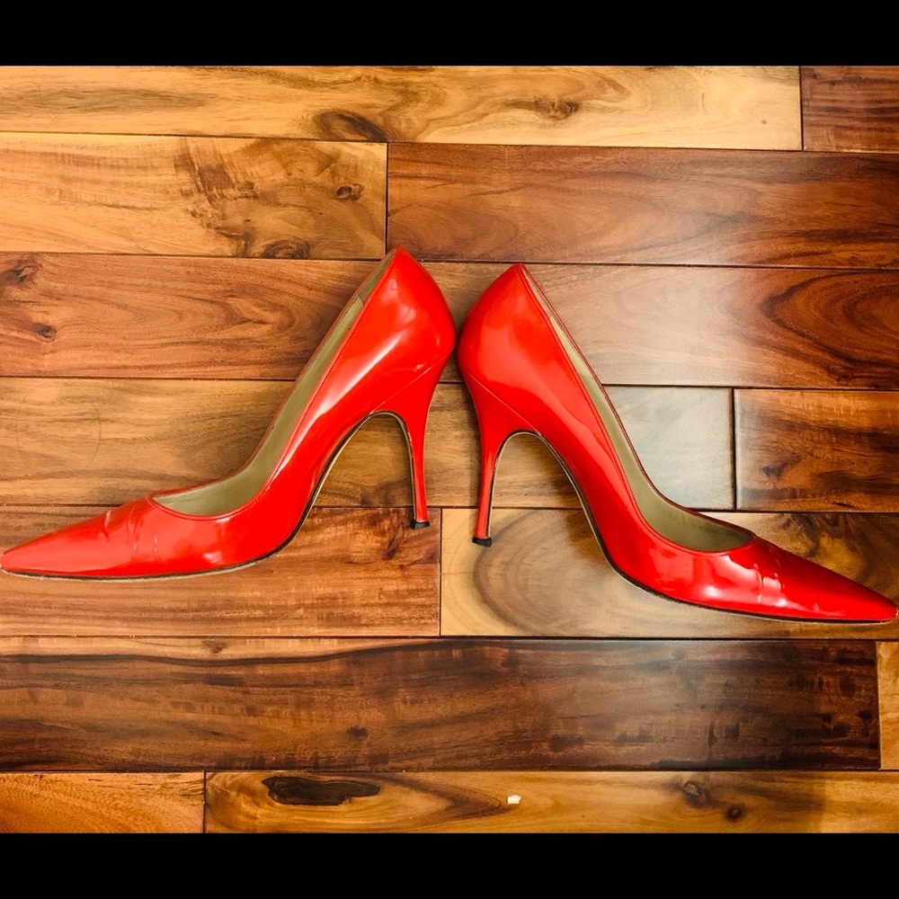 Manolo Blahnik Red Heels - Picture 3 of 4